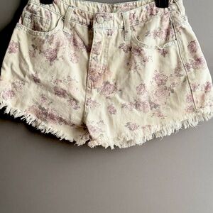 Mossimo  floral short with shirt matching it